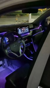 Letsview L13 Underglow Car Automobile Chassis LED Strip Atmosphere Lights 20Key Wireless Remote Control Sound Active Lighting 4pcs Multicolor Waterproof Light Bars
