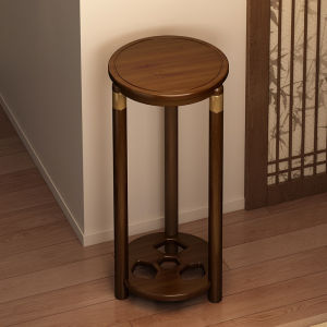 MINGZHIYIFAN | Chinese Style Real Wood Flower Stand