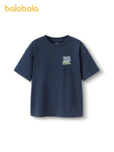 Balabala ngắn tay cho trẻ em áo thun bé trai nhanh khô mùa hè cotton xu hướng áo Thun Cơ Bản 2025