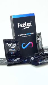 Bao cao su kéo dài thời gian Feelex Performance siêu mỏng chống xuất tinh sớm cho nam giới hương vani socola - Hộp 10 chiếc Bao Cao Su Loại Free Size Chất Lượng Cao - Lazada