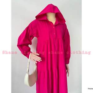 SHANE CLOTHING MINUET MIDI DRESS HOODIE KATUN POPLIN 2548