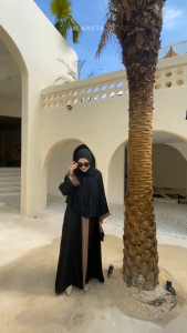 MARYAM ABAYA// ABAYA BASIC//GAMIS ABAYA//ABAYA TUREQIE//ABAYA JATBLACK VIRAL KEKINIAN 2025