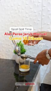 PIFACIA Alat Perasan Jeruk Lemon Jeruk Nipis Pemeras Jeruk Stainless Steel Anti Karat