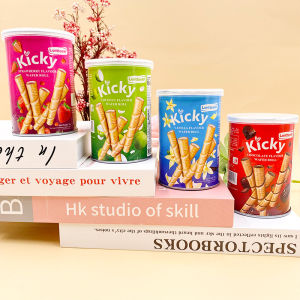 Roll Bánh Wafer Chocolate Vanilla Strawberry Coconut 70g Bánh Quy Kẹo Ăn Nhẹ Hương Vị Hoa Quả Và Sô Cô La Hương Vị Hoa Quả Nguyên Chất