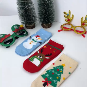 Kids Paradise 3 PCS Christmas Socks Cozy Comfy Durable Bring Holiday Magic Boys and Girls Age 1-12Y
