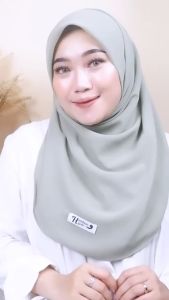 𝗛𝗮𝗻𝗵𝗮𝗻 𝗛𝗶𝗫𝗮𝗯 - Segiempat Oval Polos Malay (Segi Empat Ceruty Babydoll Premium)