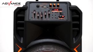 15 inchs Speaker Portable Bluetooth Advance K-1506- Free Mic Wireless 2 Buah