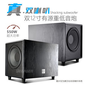 High Power 12 Inch Active Subwoofer Home KTV Bar Cinema Super Low Frequency Sound Box Bedroom Furniture Audio Equipment