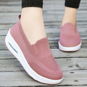 รองเท้าผ้าใบผู้หญิงสำหรับฤดูใบไม้ผลิ รุ่นใหม่ ระบายอากาศได้ดี น้ำหนักเบา สวมใส่สบาย เหมาะสำหรับเดินเล่น รองเท้าผู้หญิงระบายอากาศได้ดี รองเท้าผู้หญิง