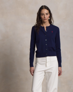 Polo Ralph Lauren Women Cotton Crewneck Cardigan