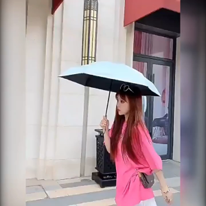 UISNMALL #U011 Mini Pocket Umbrella Six-Folds small Umbrella Folding UV Protection Capsule Folded Ambrella