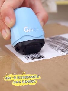 Security Hide ID Code Roller Garbled Self Inking Rubber Stamps Identity Theft Protection Confidential Seal Office Use
