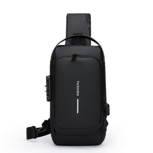 New Brand Designer Men Crossbody Bag PU Leather Classic Anti-Theft Shoulder Bag Chest Bag Multifunctional for Men
