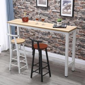 Sleek Modern High Back Bar Stool