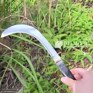 เคียวเหล็กแมงกานีส มีดหวดหญ้า มีดแมงกานีส น้ำหนักเบา อเนกประสงค์ ใช้สำหรับ ตัดไม้ ตัดหญ้า ตัดแต่งกิ่งไม้ สวนกล้วย