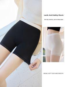 Miiow | Cat Lady Modal Safety Pants Women Summer Thin Large Size Lace Edge Shorts Anti-Light Base Layer Pants Can Be Worn Outside