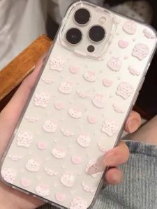 Pink Transparent Series for Huawei Pura70pro/P60 Phone Case Cute Milk Cute Puppy P40/P30/20 Youth Version Original Protective Case Nova4/5/6/7/8/9/10/11 Cartoon