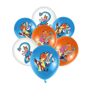 New Anime Zootopia Party Supplies Boys Birthday Party Disposable Tableware Theme Set Paper Plate Christmas Party Favor Gifts