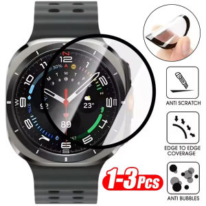 Screen Protector Film For Samsung Galaxy Watch 8/8Classic 40 44 46mm Curved Protective Soft Films for Galaxy Ultra 2025 47mm
