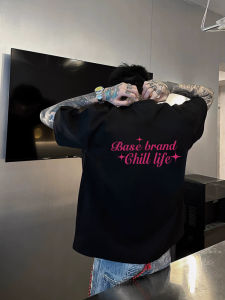 Áo Thun Cotton Nam Tay Ngắn Thường Ngày Mùa Hè Phong Cách Đường Phố Hip Hop in Chữ Cổ Tròn Dáng Rộng Thoải Mái