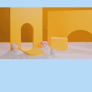 (SG Seller) Genuine Cute Sanrio Cinnamoroll My Melody Hello Kitty Night Light LED Table Lamps TV Shape Retro Portable Bedroom Living Decoration Girl Gift