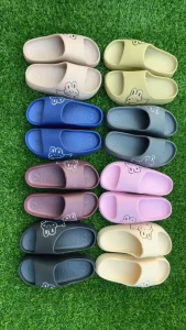 สวมไฟล่อนหญิงลายกระต่าย พื้นสูง 6สี พื้นนิ่ม 4ซม รองเท้ามากๆ