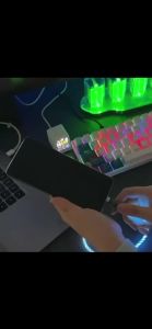 66W RGB Fast Charging Cable USB C To Type C Charger Cord LED Light Up USB A To C Data Sync Wire for iPhone 17 16 Xiaomi Samsung