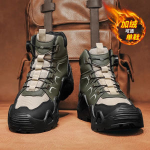 Mens Martin Boots Outdoor Sports Wear Resistant Workwear Short Boots Autumn Winter New Style Fashionable Hiking Mountain Climbing Shoes