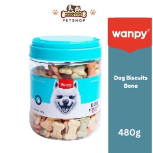 Wanpy dog treats dog cookies apple dog biscuits little ball dog biscuits bone