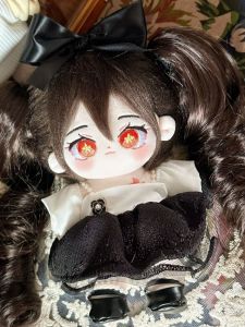 Hạt Cotton Vải Bông Búp Bê 20cm Genshin Attributes Đồ Chơi Sang Trọng Bé Gái Quà Tặng Đầm Búp Bê Nhồi Bông Cổ Thật Hua Tao Cotton Vải Bông Búp Bê