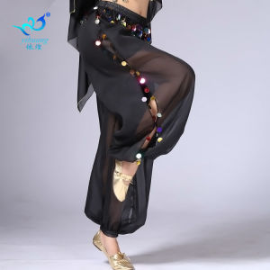 Women Belly Dance Costume Long Trousers Bloomers Bellydance Tribal Pants India Bollywood Oriental Egypt Dancewear