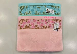 Khăn tắm khăn lau đầu thêu dí Hoa ĐÀO siêu sang . Kích thước 35-80cm . Khăn bông cotton 100% Organic thương hiệu CLc Lý Vinh