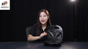 Máy Nướng Bánh Mì Sandwich SILVERCREST SSWM 700B1 Sandwich Maker Máy Nướng Bánh Mì Cao Cấp Tiện Lợi Lò Nướng Bánh Mì Đa Năng Công Suất 700W Nhập Đức BH 12 Tháng