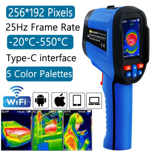 Professional Thermal Imaging Camera 256*192 Handheld Thermal Imager for Pipeline Heating Leak Automotive Inspect