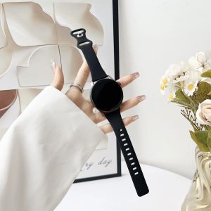 สายนาฬิกาข้อมือสปอร์ตสำหรับ Samsung Galaxy Watch 6-5-Pro-4-Classic/Active 2ซิลิโคนนิ่ม22มม. 20มม. สาย Huawei GT 4-3-2e-pro