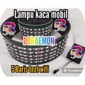 Strobo TEXT 5 baris DORAEMON. 