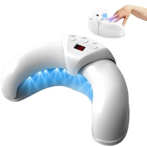 Thiết Bị Làm Sạch Nấm Móng Tay Không Dây 470NM + 930NM Công Cụ Chăm Sóc Móng Tay Có Bước Sóng 470NM + 930NM Để Chăm Sóc Nhiều Móng Chân