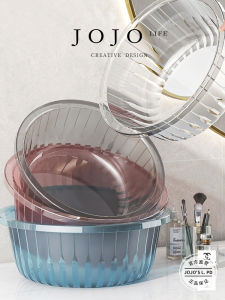 Large Size Transparent Thickened Plastic Washing Basin Home Use Face Basin Mr Grocery Household Cleaning Tools Circular Shape