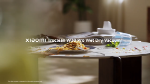Xiaomi Truclean W30 Pro Wet Dry Vacuum | Desain Fleksibel 180° Dapat Dilipat Rata | Daya isap kuat 18.000Pa dengan 3 Mode | Pencegah Kusut & Pencegah Noda Air | Pengeringan udara panas 80°C | Pembersihan Otomatis 100°C | Daya tahan baterai hingga 40 menit
