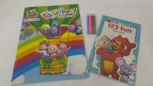CoComelon Activity Pack For Kids With Colouring Activity Book & Colour Pencils