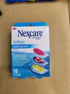 3M Nexcare Bandages  Tattoo Waterproof 10strips