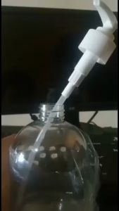 PET 500ML OVAL TUTUP PUMP LOTION PUTIH