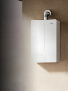Butterfly Wing Water Heater Home Use Lower Mounted Fan Thermostatic Expansion