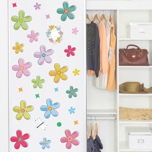 Dép Đi Trong Nhà PVC Chống Thấm Nước Hình Hoa Trang Trí Tường Phòng Khách Phòng Ngủ Trang Trí Nhà Chống Thấm Nước