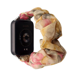 Elastic Dressy Bracelet for Xiaomi Smart Band 9 Pro/ Mi Band 8 Pro Wristband Replacement Scrunchie Stretchy Watchband for Women