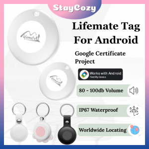 LifeMate LifeTag Bluetooth Tracker for Android Anti Lost GPS Item and  Pet Finder Works with Google Find My