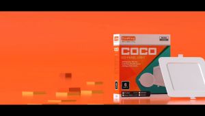 BestPriceShop Lampu Led panel light lampu Downlight 2 warna daylight dan warm white ecoking COCO