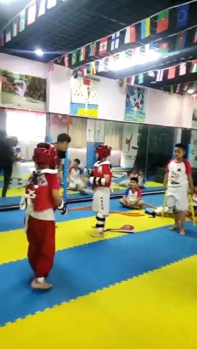 Oshhni 6-Piece Karate Sparring Gear Set - Taekwondo Protective Equipment Headgear & Guards