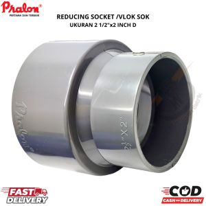 Vlok Sok 2½" x 2" inch D ( V SOK MEREK PRALON )/ Reducer Sock 2½" x 2" inch / Plok Sok / Turunan PVC
