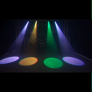 TOP PRODUK PINSPOT Lampu Sorot Panggung Bergerak Warna Warni Konser Tembak Pelaminan LED Spotlight Stage Party RGB EU Plug 240V 10W WRGB / lampu panggung berputar warna warni terbaru / lampu disco putar untuk pesta laser dj / lampu tembak panggung konser